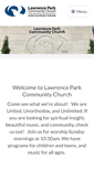 Mobile Screenshot of lawrenceparkchurch.ca